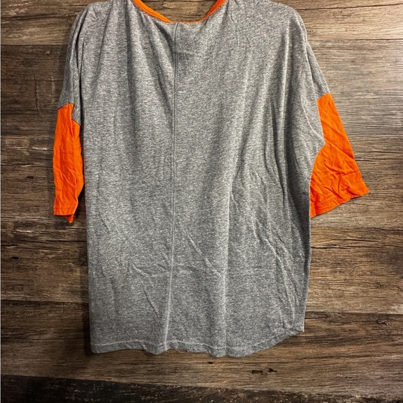 Denver Broncos Gray and Orange Blouse with Sporty Design Size XL - Picture 5 of 7